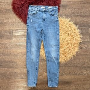 GUESS Ultimate Skinny Mid-Rise Blue Jeans (27)